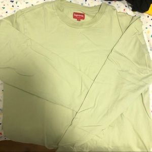 Supreme mint long sleeve T-shirt